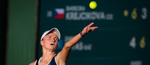 Česká tenistka Barbora Krejčíková na turnaji WTA 1000 Indian Wells v Kalifornii, USA - WTA Indian Wells program, výsledky, online live stream