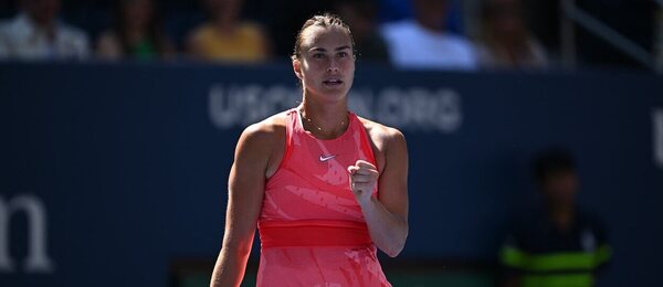 Tenis, WTA, Aryna Sabalenka během grandslamu US Open v New Yorku